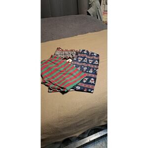 Christmas /Winter Cotton Leggings Bundle.. No Boundries ..Size LG 11-13..elastic